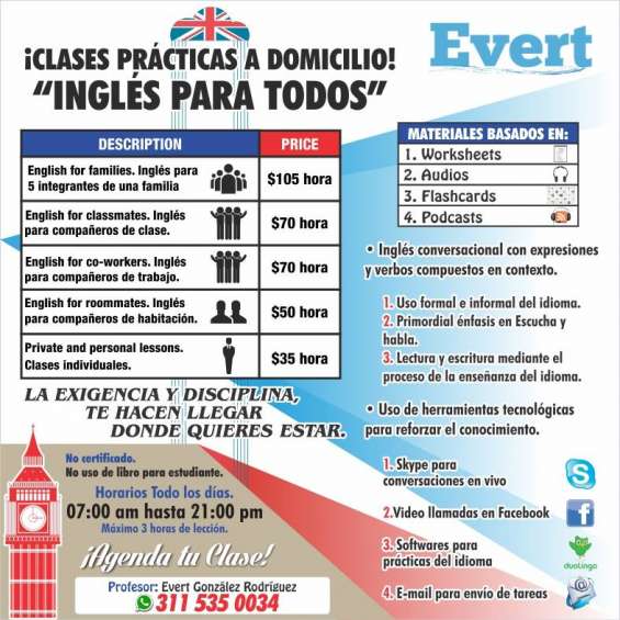 Clases De Ingles Domicilio En Bogota Cursos Clases 77